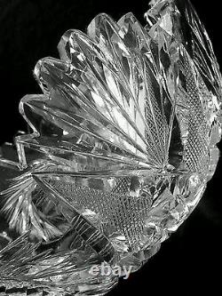 Exquisite antique American brilliant cut crystal bowl