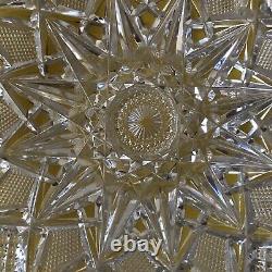 FINEST Antique BRILLIANT CUT Crystal BOWL 9 D