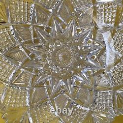 FINEST Antique BRILLIANT CUT Crystal BOWL 9 D