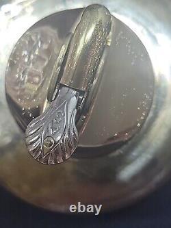 FRENCH CUT CRYSTAL GLASS BOX CASKET Lighter PEAR UNMARKED BACCARAT RARE