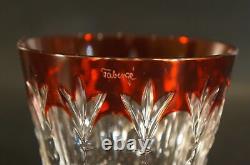 Faberge Palais Royal Crystal Ruby Rocks Whiskey Glass Cut to Clear