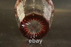 Faberge Palais Royal Crystal Ruby Rocks Whiskey Glass Cut to Clear