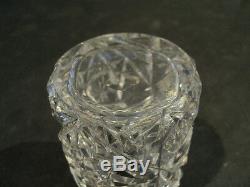 Fabulous Abp Antique Small Cut Crystal Condiment Jar With Stopper Top
