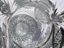 Fabulous American Brilliant Period ABP Cut Crystal Glass Water /Lemonade Pitcher