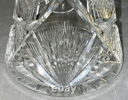 Fabulous Vintage Brilliant Cut Crystal Glass Pitcher Pinwheel & Glasses Fabulous Vintage Brilliant Cut Crystal Glass Pitcher Pinwheel & Glasses