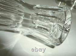 Fantastic German ART DECO Cocktail Shaker crystal glass lens cut + silverplate