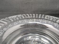 GORGEOUS! 14 Hawkes Centerpiece Bowl in Sheraton & Cardinal Birds CUT GLASS ABP