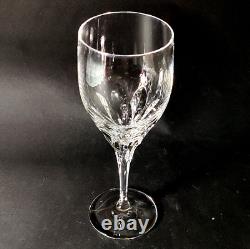 GORHAM DIAMOND WATER GLASSES, Cut Lead Crystal, 8 3/8, 10 Oz, GERMANY, 4 PCS