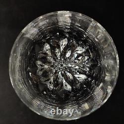 GORHAM DIAMOND WATER GLASSES, Cut Lead Crystal, 8 3/8, 10 Oz, GERMANY, 4 PCS