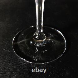 GORHAM DIAMOND WATER GLASSES, Cut Lead Crystal, 8 3/8, 10 Oz, GERMANY, 4 PCS