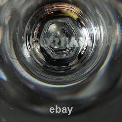 GORHAM DIAMOND WATER GLASSES, Cut Lead Crystal, 8 3/8, 10 Oz, GERMANY, 4 PCS