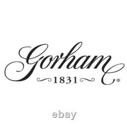 GORHAM DIAMOND WATER GLASSES, Cut Lead Crystal, 8 3/8, 10 Oz, GERMANY, 4 PCS