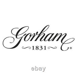 GORHAM DIAMOND WATER GLASSES, Cut Lead Crystal, 8 3/8, 10 Oz, GERMANY, 4 PCS