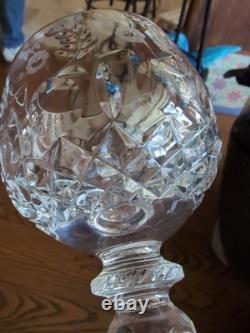 Gallia 24% Lead Crystal Tall Stemmed Wine Glasses From Slovenia(4) WithSticker