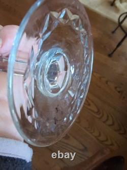 Gallia 24% Lead Crystal Tall Stemmed Wine Glasses From Slovenia(4) WithSticker