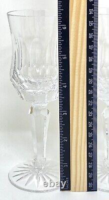 Galway Crystal Old Galway (Star Cut Foot) Wine Glasses set of (4) 6 1/4 Tall