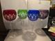 Godinger Dynasty Crystal Cut To Clear 8 Tall Hock Wine Glasses Glass Set Of 4