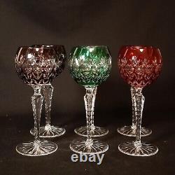 Godinger cut to clear crystal glass(red) Set Of 2
