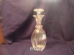 Gorgeous Antique ABP Cut Crystal Decanter / Carafe Signed HAWKES