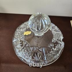 Gorgeous Imperlux Cut Crystal Covered Lidded Punch Bowl 8 Cups Heavy