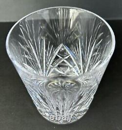 Gorham Crystal Cherrywood Double Old Fashioned Glasses 4 1/8 Set of 6 Fan Cut