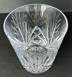 Gorham Crystal Cherrywood Double Old Fashioned Glasses 4 1/8 Set of 6 Fan Cut