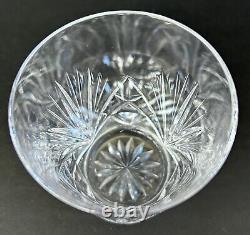 Gorham Crystal Cherrywood Double Old Fashioned Glasses 4 1/8 Set of 6 Fan Cut