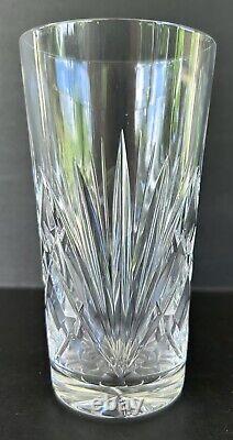 Gorham Crystal Cherrywood Highball Glasses 5 1/2 Set of 6 Fan Cut