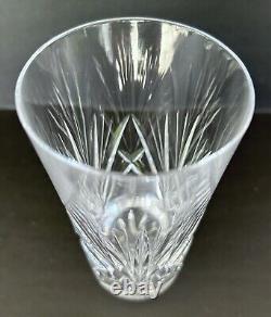 Gorham Crystal Cherrywood Highball Glasses 5 1/2 Set of 6 Fan Cut