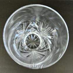 Gorham Crystal Cherrywood Highball Glasses 5 1/2 Set of 6 Fan Cut