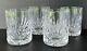 Gorham Crystal Cherrywood Old Fashioned Glasses 3 3/4 Set of 4 Fan Cut Crystal