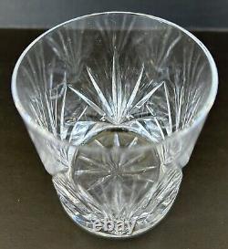 Gorham Crystal Cherrywood Old Fashioned Glasses 3 3/4 Set of 4 Fan Cut Crystal