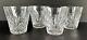 Gorham Crystal Cherrywood Old Fashioned Glasses 3 3/8 Set of 4 Fan Cut Crystal