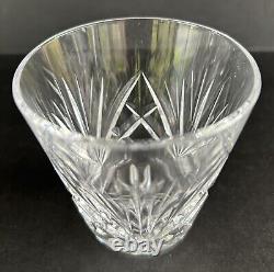 Gorham Crystal Cherrywood Old Fashioned Glasses 3 3/8 Set of 4 Fan Cut Crystal