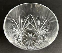 Gorham Crystal Cherrywood Old Fashioned Glasses 3 3/8 Set of 4 Fan Cut Crystal