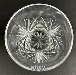 Gorham Crystal Cherrywood Old Fashioned Glasses 3 3/8 Set of 4 Fan Cut Crystal