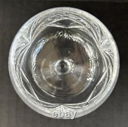 Gorham Crystal Cherrywood Small Brandy Glasses 3 3/4 Set of 5 Fan Cut Crystal