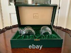 Gucci Crystal Cut Glass Cream Pitcher & Sugar Bowl in Presentation Box / England