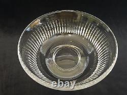 Gucci Cut Crystal Glass Bowl, 8 Diameter x 4 1/3 High, 4.10 Lbs Weight
