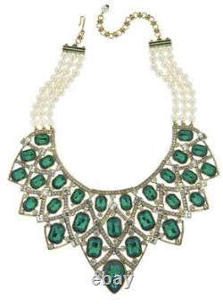 HEIDI DAUS Many Shades of Fabulous Beaded Crystal Statement Necklace