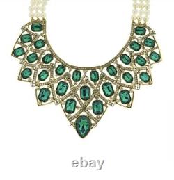 HEIDI DAUS Many Shades of Fabulous Beaded Crystal Statement Necklace