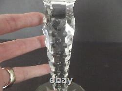 HUGE 10 COMPOTE American brilliant Period Cut glass Crystal Harvard Daisy Cane