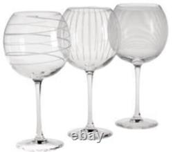 HUGE Cut Crystal Wine Blown Glass Balloon Barware Bar Gift Wedding Holiday Decor