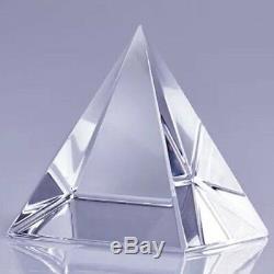 HUMONGOUS RARE AUSTRIAN CUT CRYSTAL GLASS PYRAMID PRISM 100mm 4 BEST PRICE EBAY