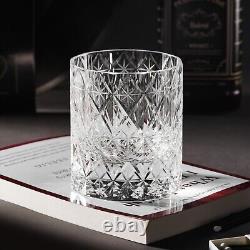 Hand Cut Edo Kiriko Clear Crystal Whisky Glass, Scotch Cocktail Japanese Glasses