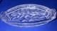 Hand Cut Lead Crystal Glass Intaglio Engraved Fruit Centerpiece Handled Bowl