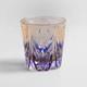 Hand Cut Luxury Edo Kiriko Crystal Whisky Glass, Vintage Japanese Rock Glasses