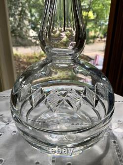Hawkes American Brilliant Cut Glass Decanter c. 1910-1918