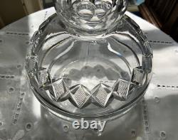 Hawkes American Brilliant Cut Glass Decanter c. 1910-1918