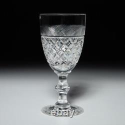 Hawkes Cut Crystal Water Goblet Glasses 7H Set of 4